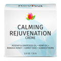 Reviva Labs 2oz Calming Rejuvenation Creme with Rosehip Oil, Grapeseed Oil, Carrot Seed Oil, Seabuckthorn, Manuka Honey, and Beeswax helps to calm and moisturize with Antioxidants, EFAs, and OMEGAs