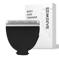 Body Hair/Pubic Hair Trimmer Replacement Blade | Safety Ceramic Blades, Rust Resistant, Compatible with T050 (1-pack, Raven)