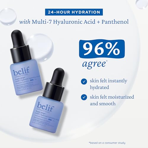 belif Discover Glowing Skin Trial Kit: Firming, Hydrating, Vitamin C Serum, Hyaluronic Acid, 5% Niacinamide, Retinol, Korean Skin Care