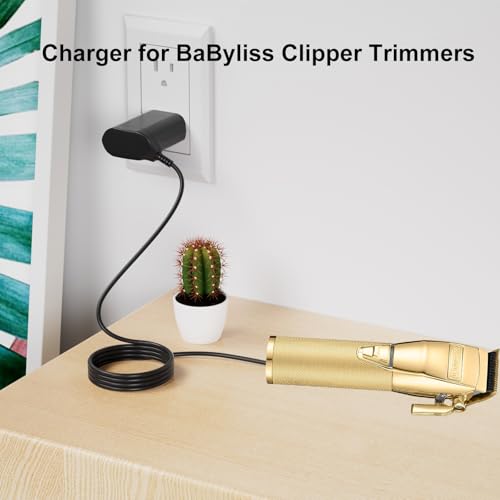 Replacement for BaByliss PRO Trimmer Charger Cord Compatible with BaByliss PRO FX870 FX788 FX787 FXSSM FX820 FX726 FX825 Clipper Trimmers, 4.5V Power Cord is ETL Certified