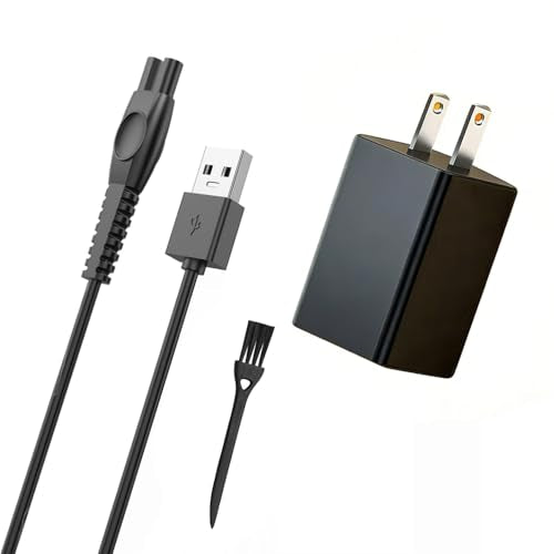 5V Charger Compatible with Philips Norelco MG3919 MG3939 MG5900 MG5910 MG7900 MG7910 BG5495 BG7480 MG9525 Replacement Cord for Phillips Series 3000 5000 7000 9000 Multigroom Trimmer Charging Cable