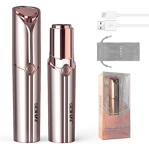 Facial Hair Removal for Women, Hair Removal Device, Rechargeable Hair Remover for Women, Facial Hair Remover for Face, Upper Lip, Chin, with a Branded Storage Bag