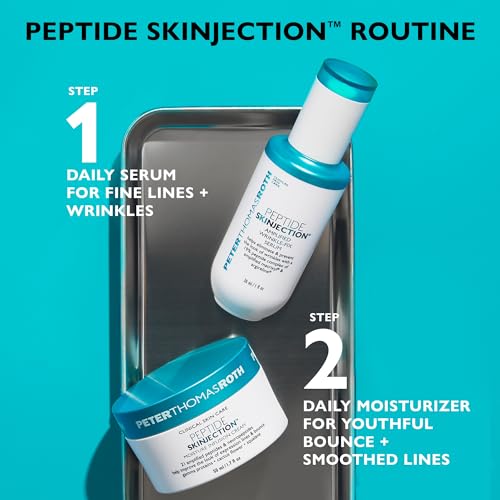 Peter Thomas Roth | Peptide Skinjection¢â Amplified Wrinkle-Fix Serum, Clinically Proven Refillable Serum for Anti-Aging and Loss of Firmness, Matrixyl and Argireline, For All Skin Types