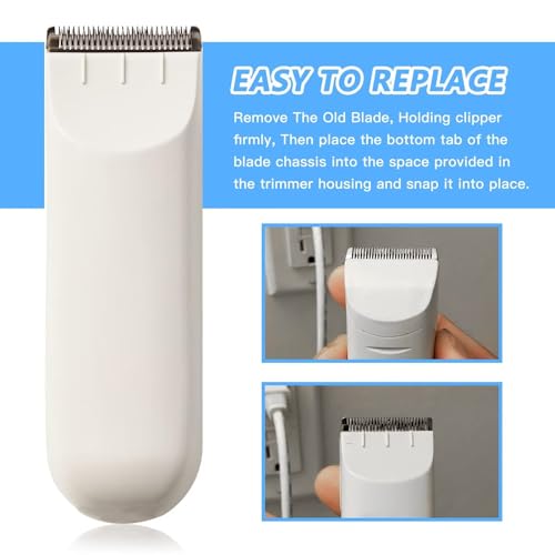 Unbrella 2Pcs Replacement Clipper Blade Compatible for Wahl Peanut Clipper Trimmer 8685, 8655, 8663, 8685-1701