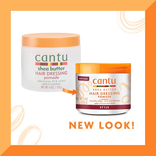 Cantu Hair Dressing Pomade with Shea Butter, 4 Ounce (Pack of 3)