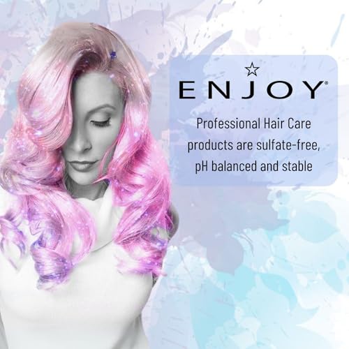 ENJOY Texture and Volume Spray for Curly Hair, Anti-Frizz Conditioning Hair Detangler - 3.4 Fl Oz.