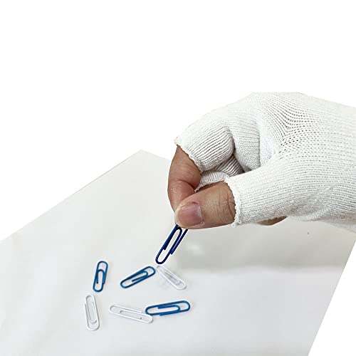 Zinc-Infused Fingerless Gloves for Women and Men with Eczema - Wet Wrap Therapy (Large)