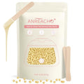 Hard Wax Beads for Hair Removal, 2lb Waxing Beans for Coarse Hair, Home Wax Refill Bag for Brazilian, Bikini, Face, Underarms with 10 Wax Spatulas