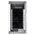 Eyelash Extensions 0.10mm Thickness C Curl Length 13mm Individual Volume Natural-Looking eyelashes Single Size For Lash Extension (0.10,C,13mm)