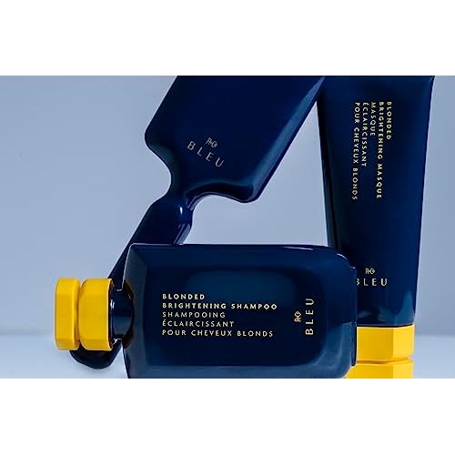 R+Co BLEU Blonded Brightening Masque ? Repairs and Revives Dull, Yellowed Blondes, Hydrates, Neutralizes Yellow Undertones, Restores Shine, Adds Strength, 5 oz