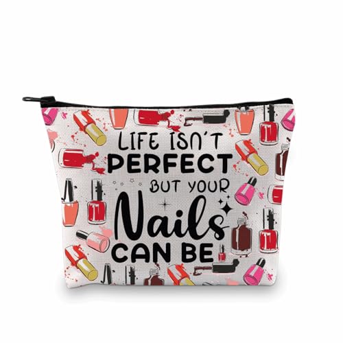 LEVLO Aloha Hawaii Holiday Cosmetic Make Up Bag Travel Gift Beach Guitar Zipper Pouch Hawaiian Party Gift (Aloha Y'all Black)