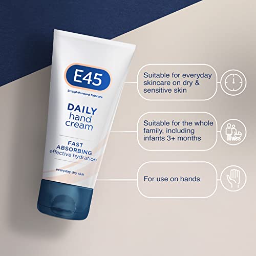 E45 Dermatological Moisturising Hand Cream (50ml)