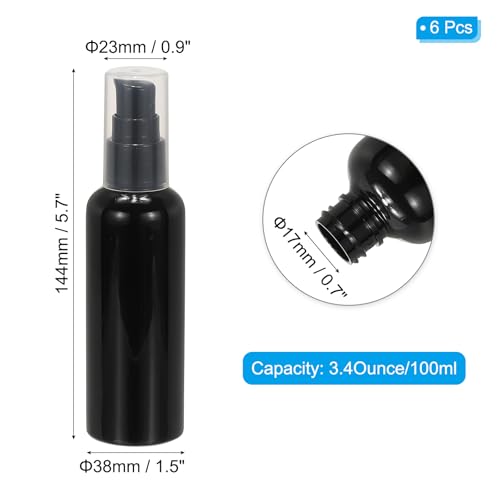 Cobalt Blue Glass 1 oz with Nasal Sprayer - EMPTY, Refillable, Travel Size, Quality Glass! (6 Pack)