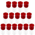 Hemoton Empty Lip Gloss Tubes Bulk 15 Pack Clear Refillable Lip Balm Containers for Diy Beauty Makeup Travel Portable 1.14X2.55 Inch