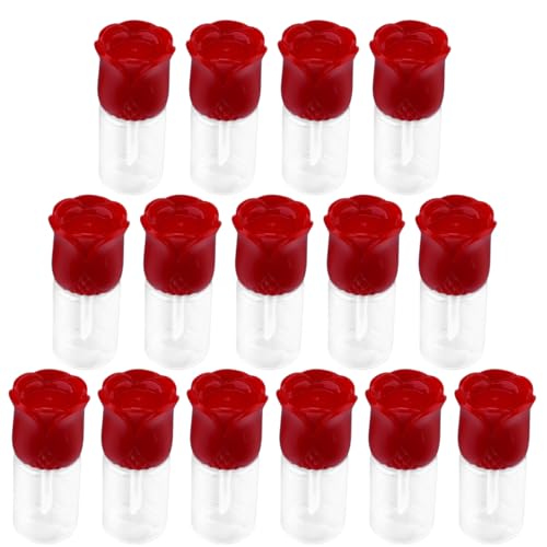 Hemoton Empty Lip Gloss Tubes Bulk 15 Pack Clear Refillable Lip Balm Containers for Diy Beauty Makeup Travel Portable 1.14X2.55 Inch