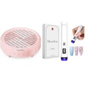 MelodySusie Nail Dust Collector with Handheld UV Light for Gel Nails
