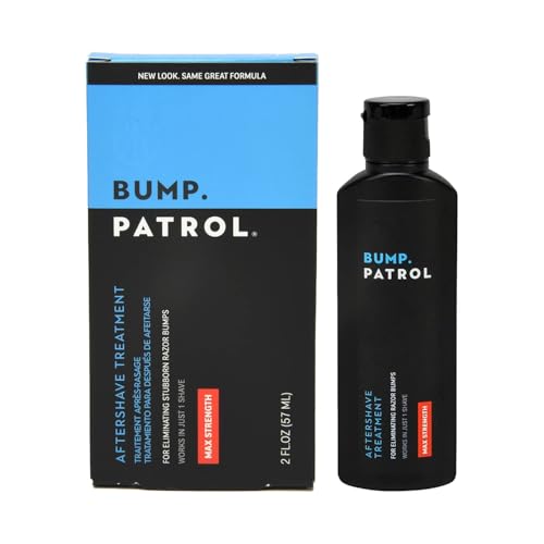 Bump Patrol Maximum Strength Aftershave Treatment Serum ? Razor Bump Stopper and Ingrown Hair Treatment for Men and Women, Fast Acting Formula - 2 oz (Pack of 1)