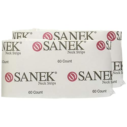 SANEK Neck Strips, 60 Count (Pack of 2)