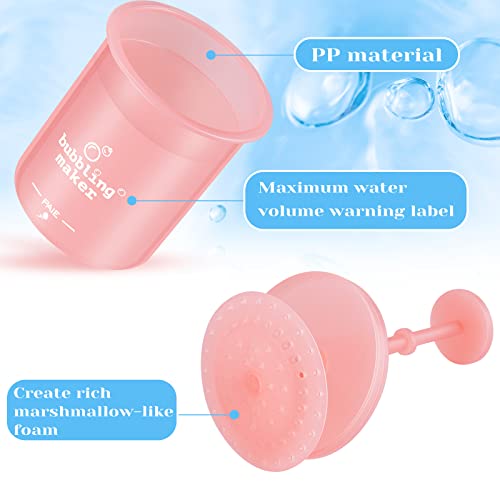 Maitys 4 Pcs Face Foam Maker Facial Cleansing Tool Face Wash Deep Cleanser Foamer Convenient Facial Skincare Whip Maker Travel Household Quick Cleansing Tool for Face Wash Skin Care