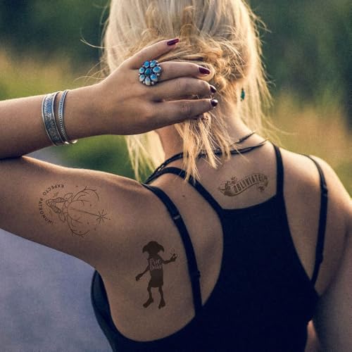 Cinereplicas Harry Potter - Temporary Tattoos (35 tattoos) - Official License
