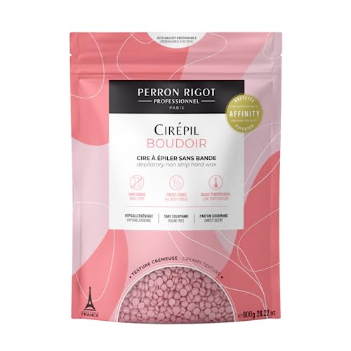 Cirepil - Boudoir - 800g / 28.22 oz Hard Wax Beads Bag - Hypoallergenic, Allergen-Free & Rosin-Free for Sensitive Skin - Professional Stripless Hair Removal for Face & Body - Low Temp Refill Bag