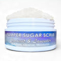 Coconut Lavender Scrub Exfoliator for Face & Body | Handmade Small-Batch in California | All-Natural Sugar Scrub for Moisturizing, Glowing Skin | Cruelty-Free & Vegan