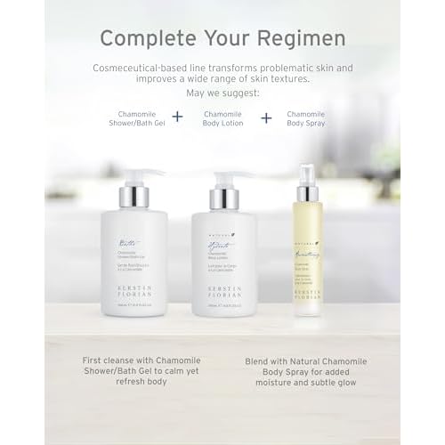 Kerstin Florian Chamomile Body Lotion | Nourishing Hydrating Moisturizer with Aloe & Jojoba Oil | Soothes Dry Skin | 13.5 fl oz