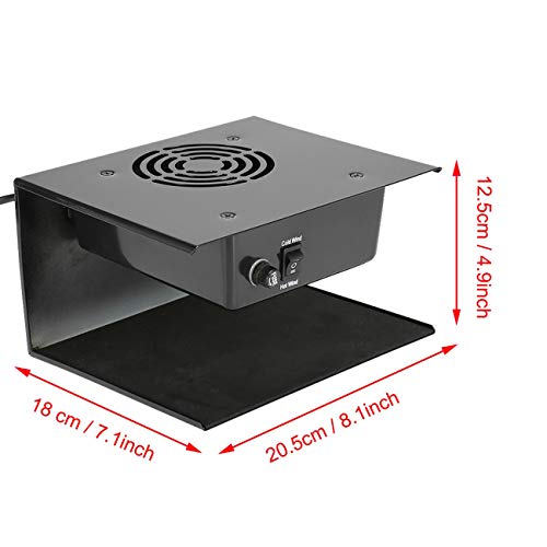 Nail Polish Dryer 300W Nail Gel Fast Drying Curing Nail Art Gel Polish Dryer for Hands Feet Hot & Cold Wind Professional Salon Nail Air Fan Blower Manicure Tool for Drying Art Gel