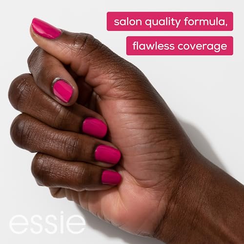 essie Salon-Quality Nail Polish, Vegan, Fall 2023, Olive Green, Meet Me at Midnight, 0.46 fl oz