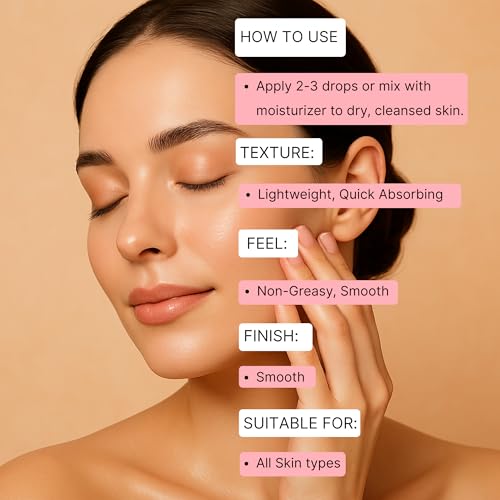 2in1 Rosehip Luxe Face Oil, 77% Rosehip Oil with Squalane and Vitamin E