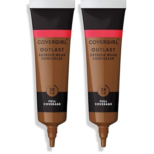 COVERGIRL Outlast Extreme Wear Concealer, Deep Golden 877, Pack of 2