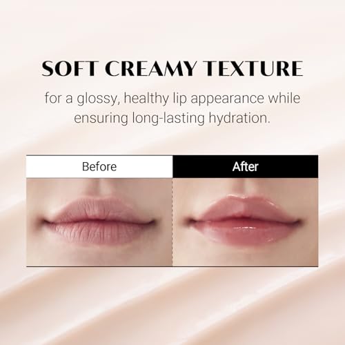 Daera B.E Active Lip Cream 6g, Hydrating, Moisturizing and Plumping Korean Overnight Sleeping Mask for Dry Lips, Glossy Finish, Natural Ingredients, Non-Irritating, Gentle for Sensitive Skin