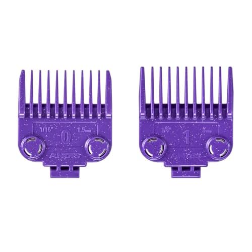 Andis 561002 OG Master Dual Magnet Attachment Clipper Guard Set, 2-Pack, Purple