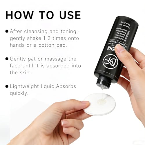 2% BHA Salicylic Acid Liquid Exfoliant Serum For Blackhead Removal,Unclog Pores,Smooths skin118mL 4 fl OZ Face Exfoliator For Facial Skin Care