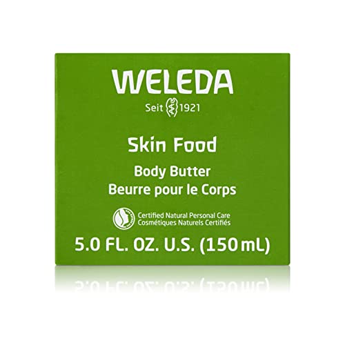 Weleda Skin Food Original Ultra-Rich Body Cream, Plant Rich Hydrating Moisturizer, Body Butter, and Lip Butter Set - Sustainable Glass Jar