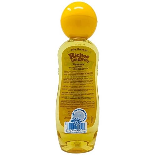 Ricitos de Oro Chamomile Baby Shampoo, Hypoallergenic Tear Free Baby Shampoo with Chamomille Extract; 8.4 Fl Oz