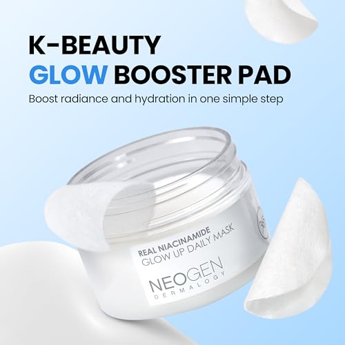 NEOGEN DERMALOGY Niacinamide Glow-Up Daily Facial Pad (40 Pads) 6.1 fl oz (180 ml)/Facial pad/Sheet