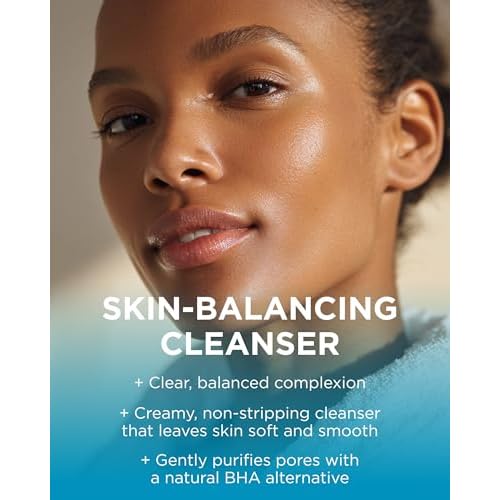 Andalou Naturals Clear Skin Citrus Kombucha Gel Face Cleanser - With Argan Stem Cells, Probiotics, & Aloe Vera to Remove Excess Oil & Dull Surface Cells for More Radiant, Balanced Skin - 6 Fl Oz