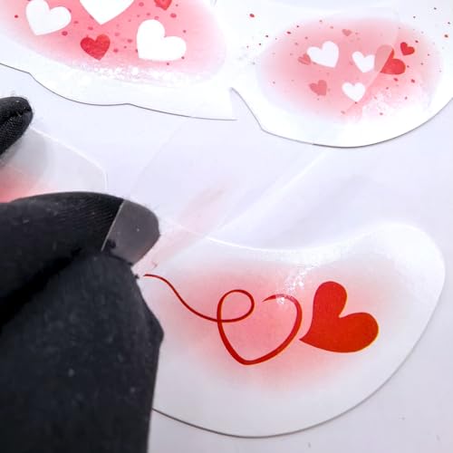 Valentine¡¯s Day Temporary Tattoos ? Red Heart Freckle Stickers, Love Angel & Sexy Lips Fake Tattoos for Women & Girls, Romantic Party Face & Body Decals (5 Sheets)
