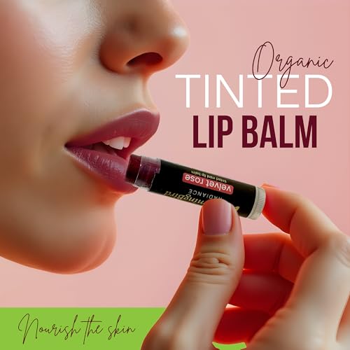 Natural and Organic Tinted Lip Balm Velvet Rose