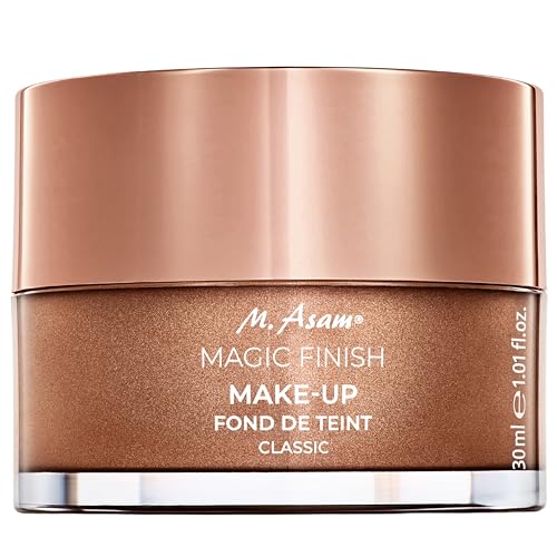 M. Asam Magic Finish Make-Up Mousse (1.01 Fl Oz) ? 4in1 Primer, Foundation, Concealer & Powder With Buildable Coverage, Hides Redness And Dark Spots, Vegan, For Light To Medium Skin Tones