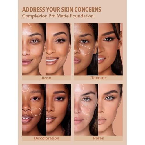 SHEGLAM Full Coverage Foundation Makeup Long Lasting Waterproof Matte Dewy Liquid Foundation - Nude