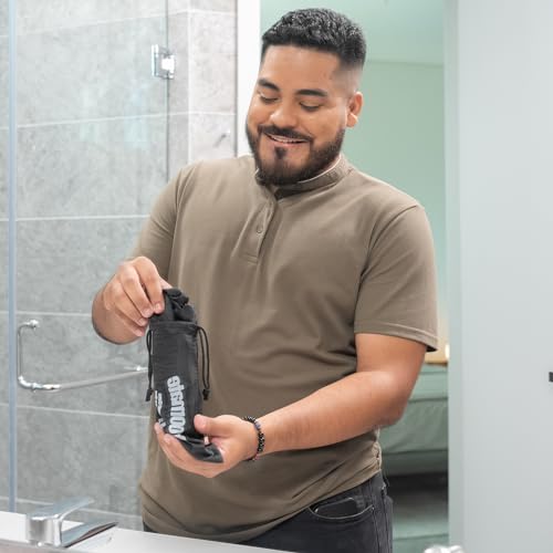 Beard Apron Premium, Beard Trimmer Catcher, Portable Non-Stick, Waterproof Hair Catcher, Shaving Apron Grooming