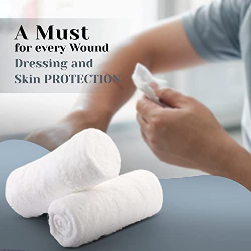 Pure Cotton Roll 100% High Absorbent Multipurpose Use for Makeup Remover Salon Beauty Baby Care Pure Cotton Wool Rolls (400 Gram)