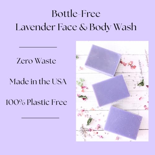 Aspen Kay Naturals Lavender and Goats Milk Soap Bar. Natural Lavender Soap with Organic Shea Butter & Pure Essential Oils. Gentle for Face and Body. For Men, Women & Teens. Handmade in USA. (2 pack)
