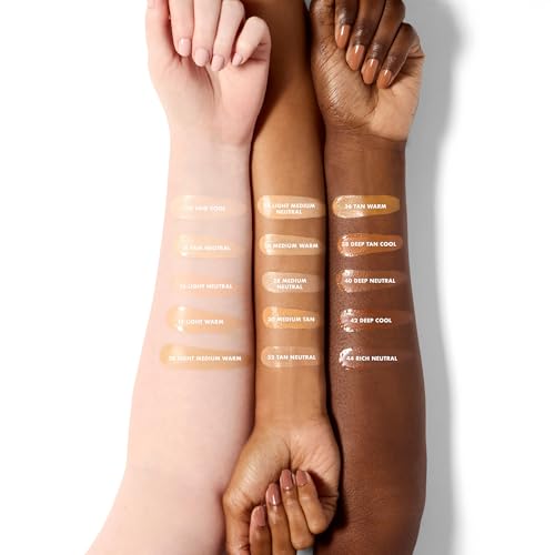 Well People Skinforia Serum Foundation, Lightweight Tinted Formula Hydrates, Smooths, and Evens Skin Tone with Birch Sap and Mushroom Complex, Long-Lasting, Natural Finish, 14 Fair Neutral