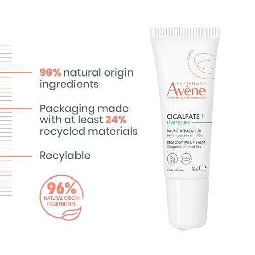 Av?ne Cicalfate Restorative Lip Cream, Long Lasting Moisture to Soothe Dry, Cracked Lips, promotes healthy lip barrier, water resistant, safe for infants, children and adults 0.3 Oz