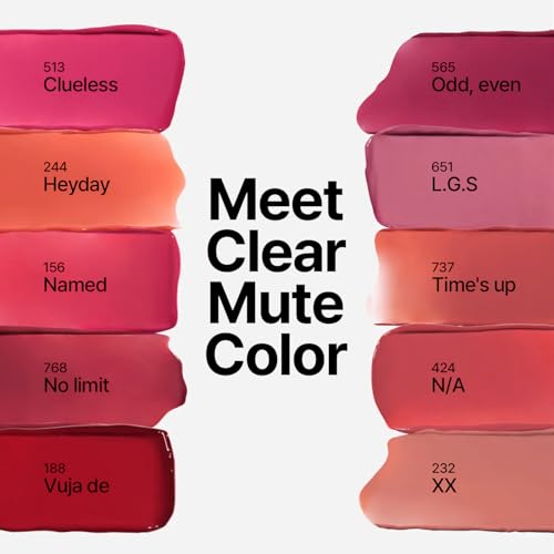 Unseen Mirror Lip Tint ? High-Gloss, Non-Sticky, Long-Lasting Stain, Blendable, Clear Shades (Time's up, 3.5g / 0.12 oz)