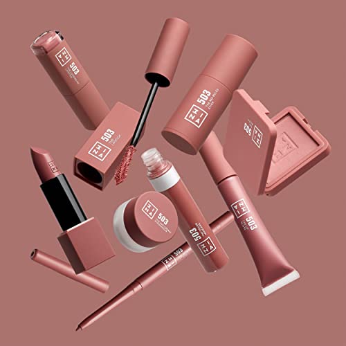 3INA The Blush - Natural Light Mineral Powder Blush for Cheeks - Pigmented and Long-Lasting Formula - Easy to Blend, Luminous Finish - 503-0.26 oz