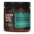 Every Man Jack Beard Butter- Subtle Sea Salt Fragrance - Rejuvenates, Hydrates, and Styles Dry, Unruly Beards While Relieving Itch - Naturally Derived with Shea Butter and Coconut Oil - 4oz